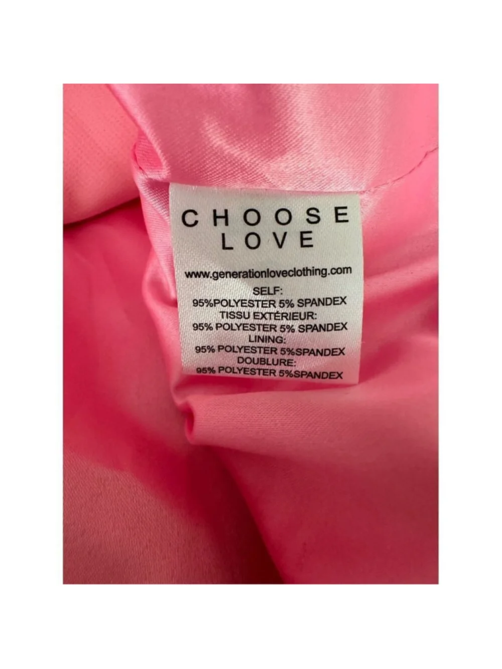 Generation Love Delilah Crepe Blazer in Cotton Candy Size XS